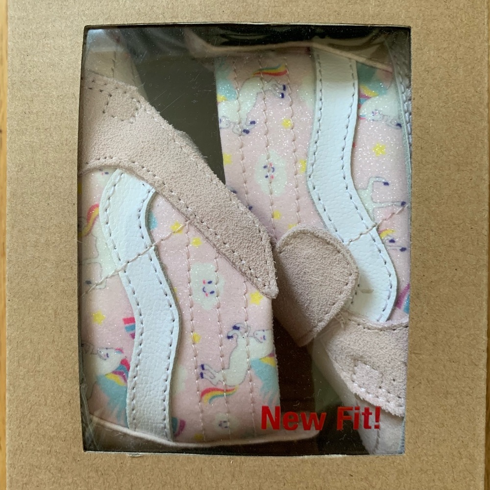 VANS Infant Pegasus Glitter Hi-Tops (6-9 months+)